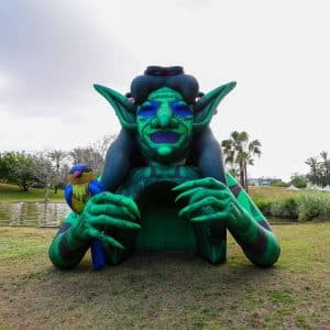מתנפח תפאורה הגובלינית המשוגעת - GREEN GOBLIN